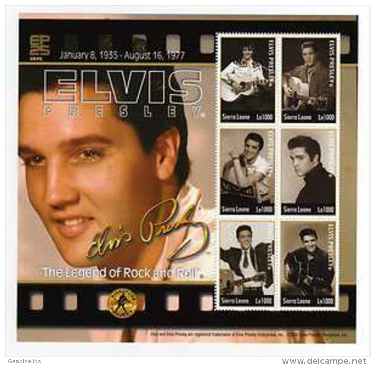 SIERRA LEONE SHEET ELVIS PRESLEY - Elvis Presley