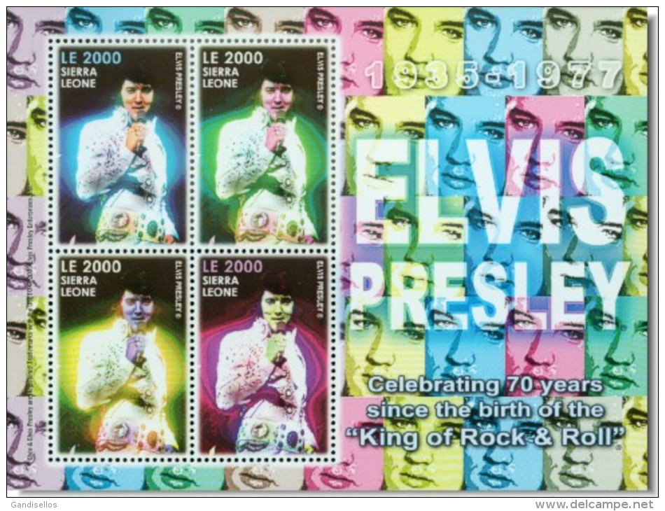 SIERRA LEONE SHEET ELVIS PRESLEY - Elvis Presley