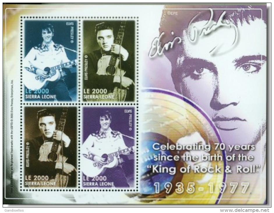 SIERRA LEONE SHEET ELVIS PRESLEY - Elvis Presley