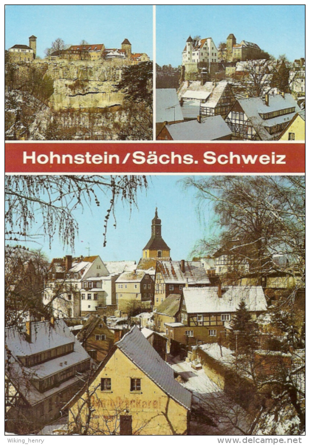 Hohnstein - Mehrbildkarte 2 - Hohnstein (Saechs. Schweiz)
