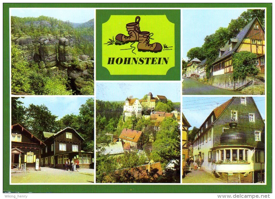 Hohnstein - Mehrbildkarte 4 - Hohnstein (Saechs. Schweiz)