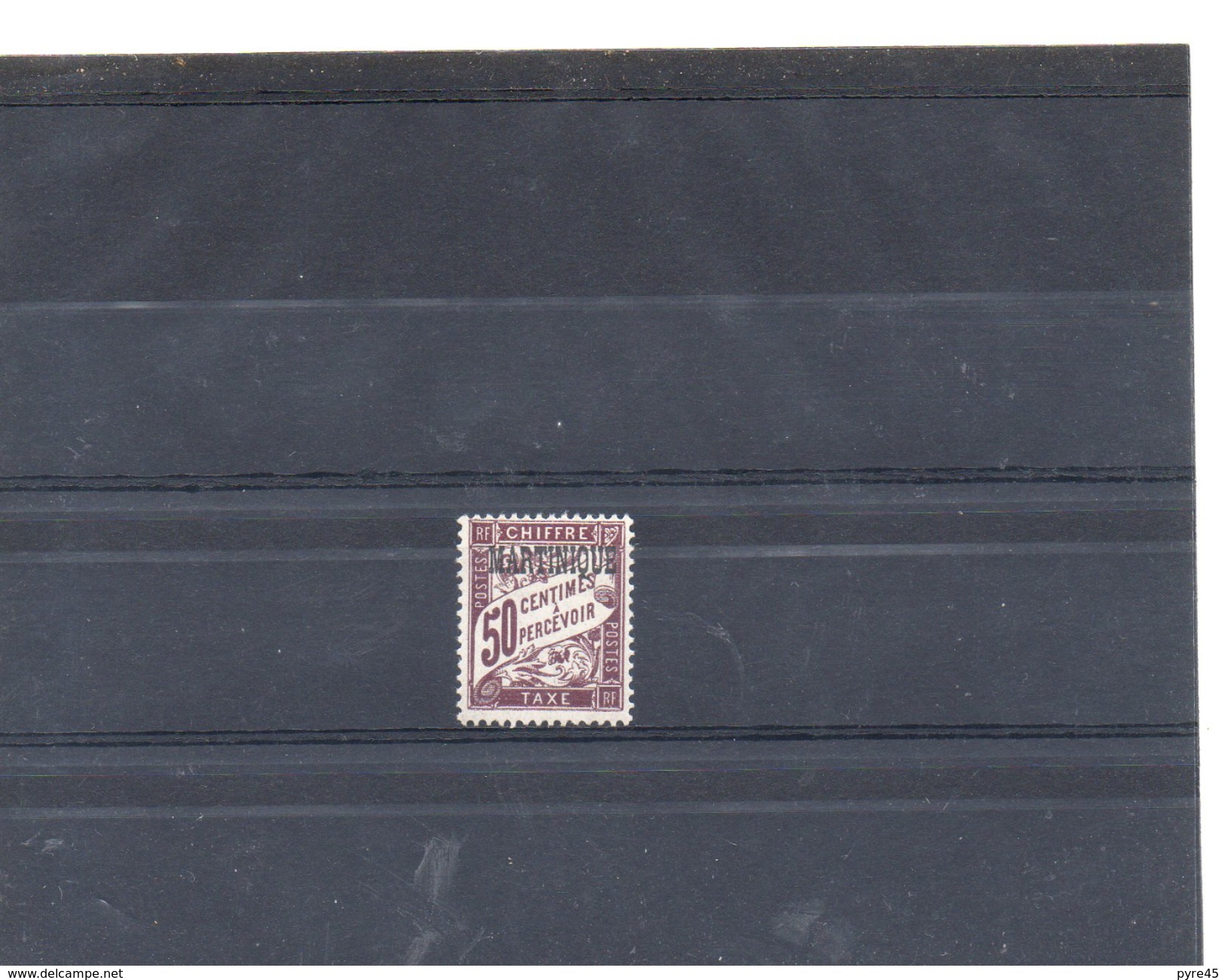 MARTINIQUE TAXE 1927 N° 6 * - Timbres-taxe