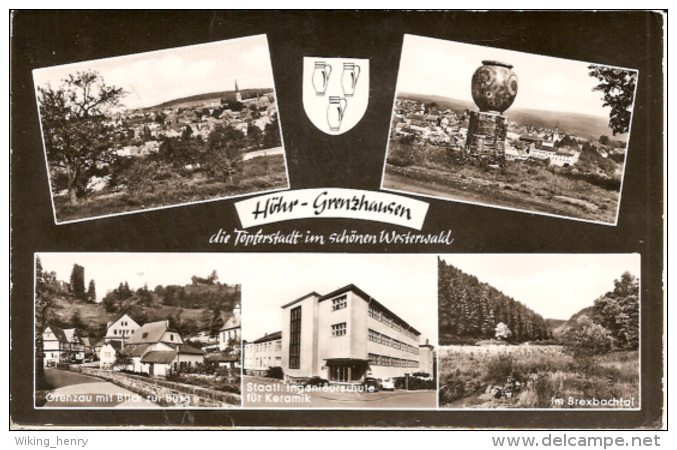 Höhr Grenzhausen - S/w Mehrbildkarte 1 - Höhr-Grenzhausen