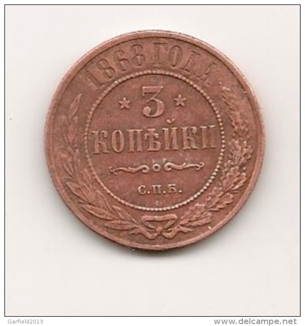 3 Kop 1868 TTB - Russland