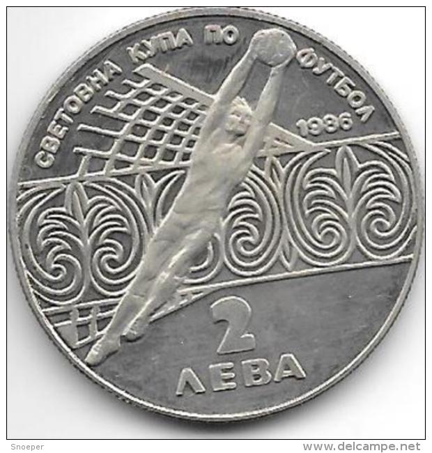 *Bulgaria 2 Leva  1986   Km 155    Proof - Bulgarie