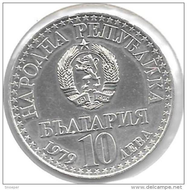 *Bulgaria 10 Leva  1979   Km 105    Proof - Bulgarije