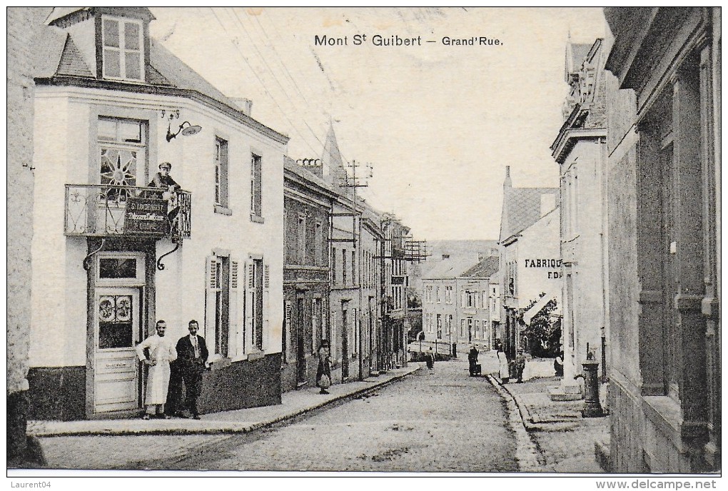 MONT-SAINT-GUIBERT.  GRAND'RUE. BELLE ANIMATION. - Mont-Saint-Guibert