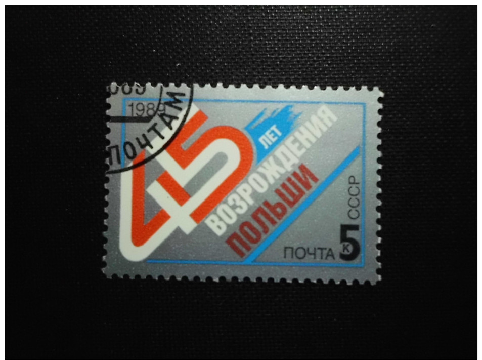 UdSSR  1989    45 Jahre Polen - Used Stamps