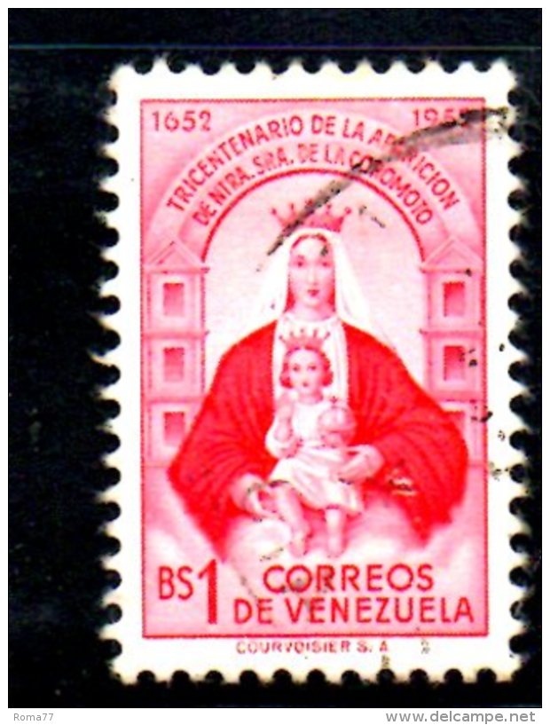 Y1916 - VENEZUELA 1952 , Yvert  Usato N. 420 FORMATO PICCOLO - Venezuela