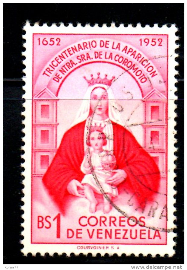 Y1932 - VENEZUELA 1952 , Yvert  Usato N. 421 FORMATO MEDIO - Venezuela