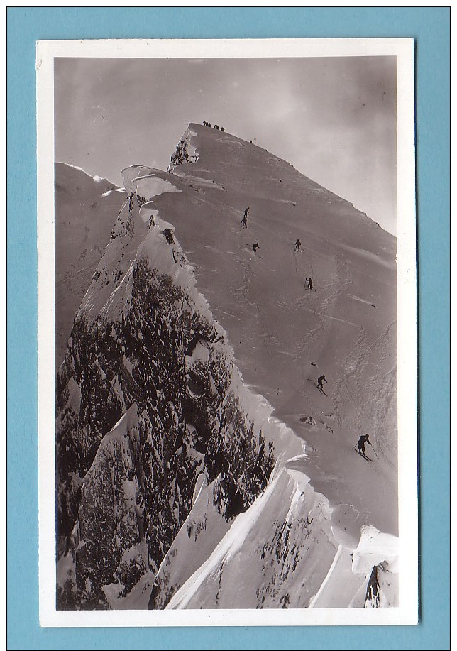 Haute Savoie, Chamonix-Mont-Blanc, DEPART De La PISTE De SKI Du BREVENT, SKIEURS - Chamonix-Mont-Blanc