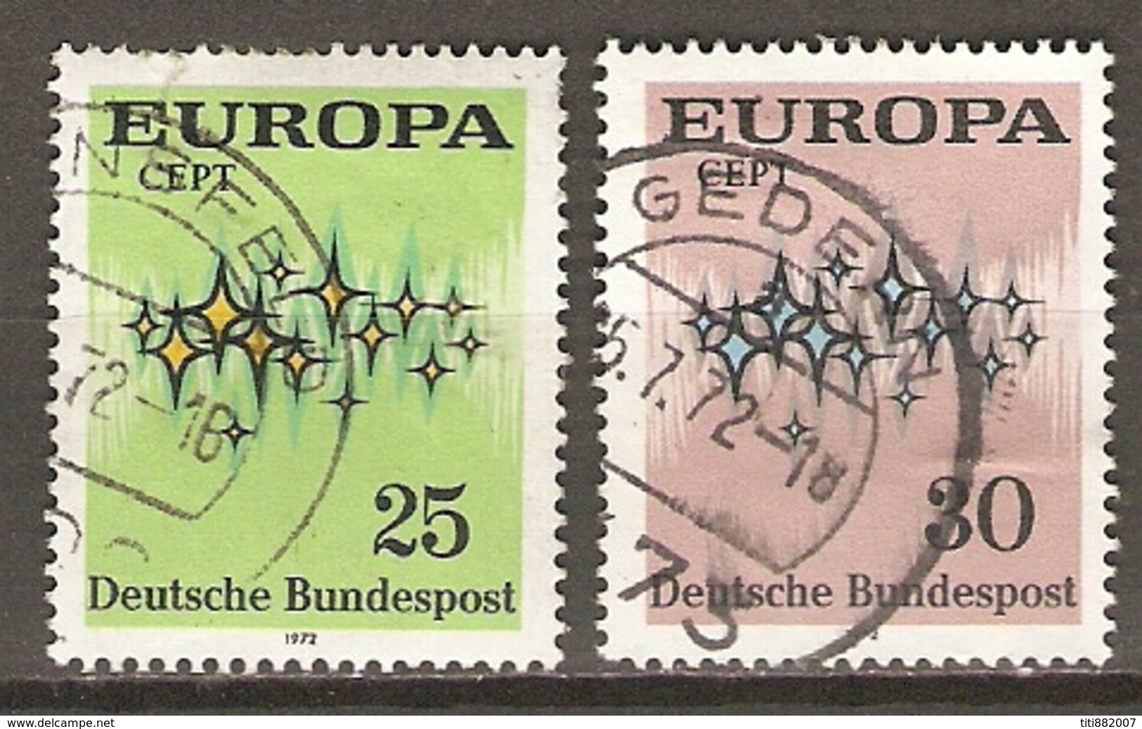 ALLEMAGNE    -   EUROPA   -    Oblitérés - 1972