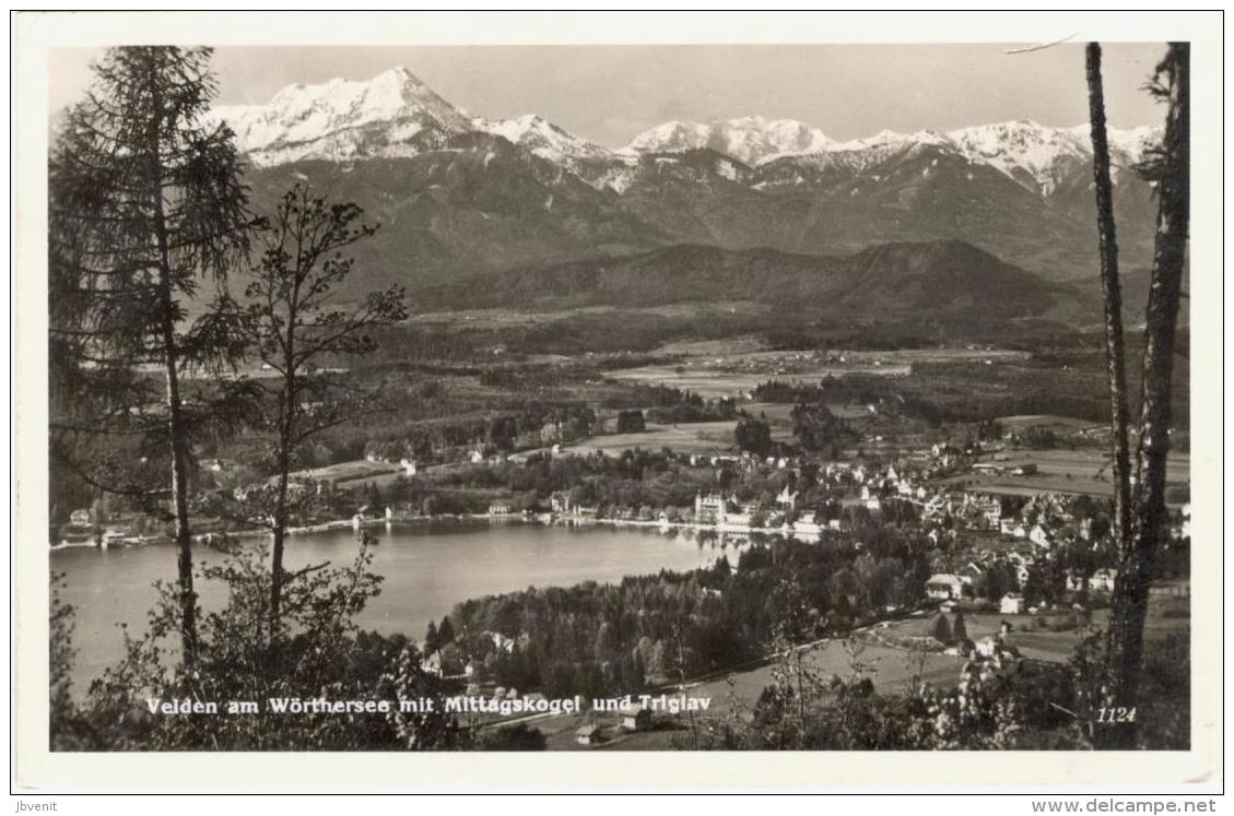 VELDEN Am WOERTHERSEE  Mot Mittagskogel Und Triglav - Photo Original - Velden