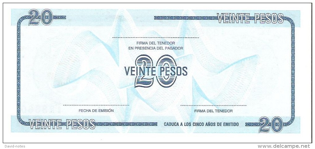 Cuba - Foreign Exchange Certificates - 20 Pesos Series C - Unc - Cuba