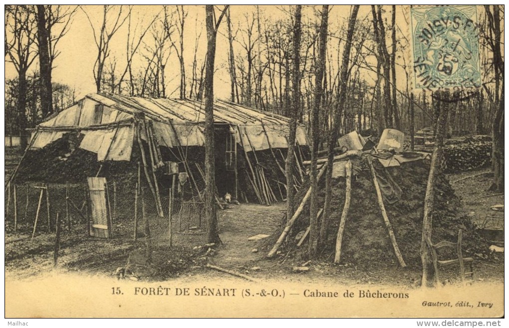 D 91 - Forêt De SENART - Cabane De Bûcherons - Sénart