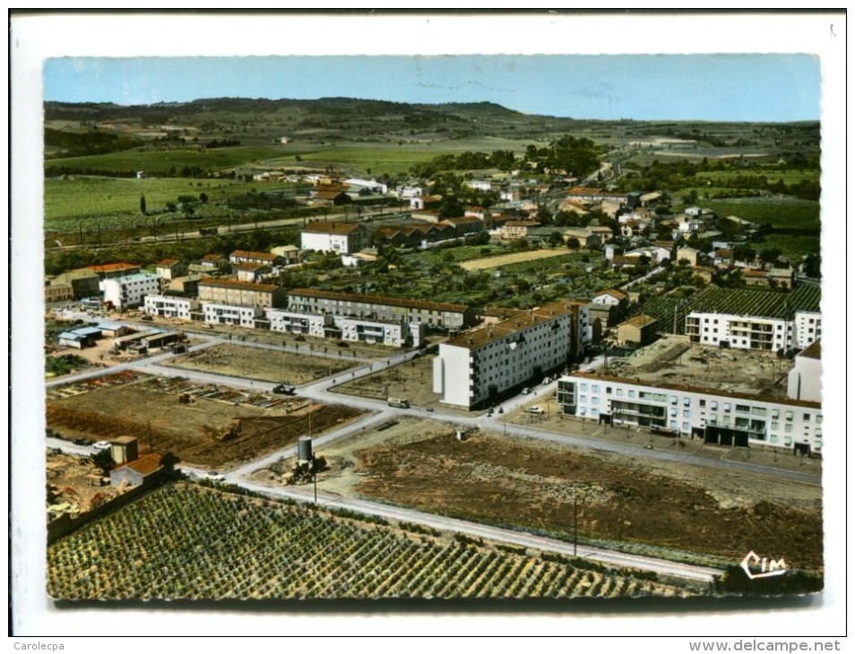 CP - Trebes (11) Le Quartier De L Aiguille  Vue Aerienne - Autres & Non Classés