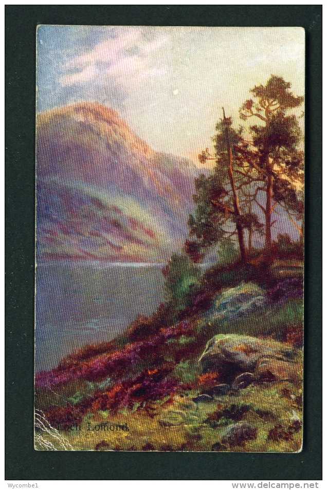 SCOTLAND  -  Loch Lomond  Used Vintage Postcard As Scans - Dunbartonshire