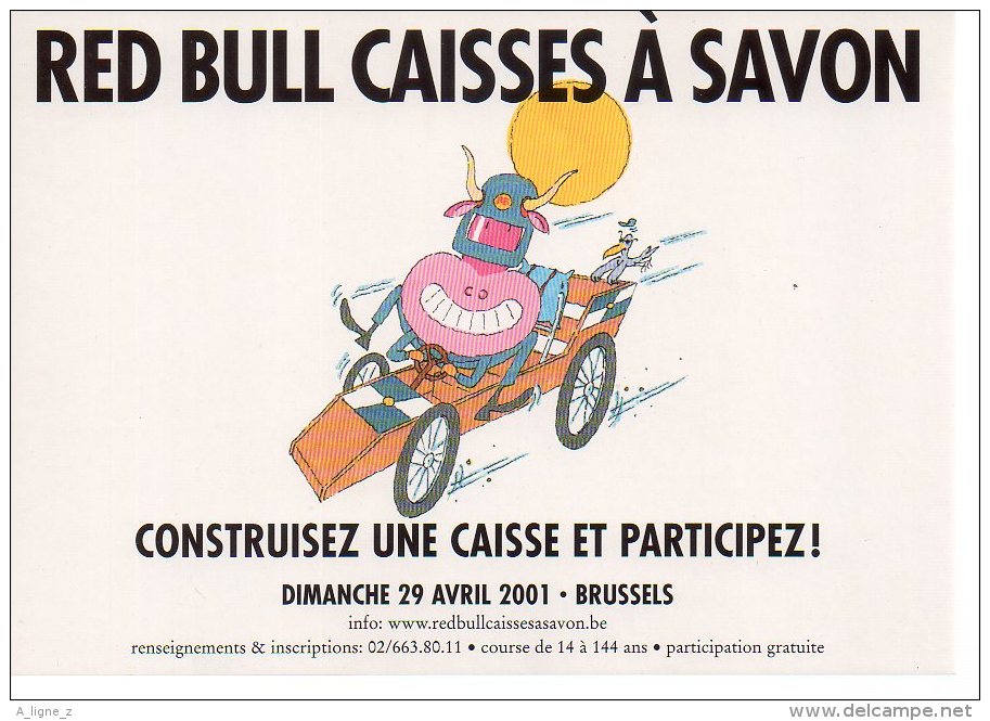 REF 242  : CPM Red Bull Caisses à Savon Bruxelles - Autres & Non Classés