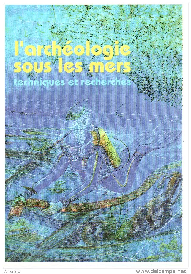 REF 242  : CPM L'archélologie Sous Les Mers Plongeur - Autres & Non Classés