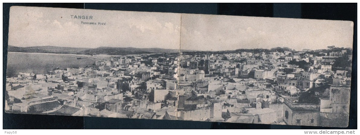 Maroc > Tanger Panorama Nord Carte Double - Tanger