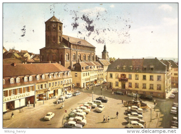 Homburg Saar Pfalz - Marktplatz - Saarpfalz-Kreis