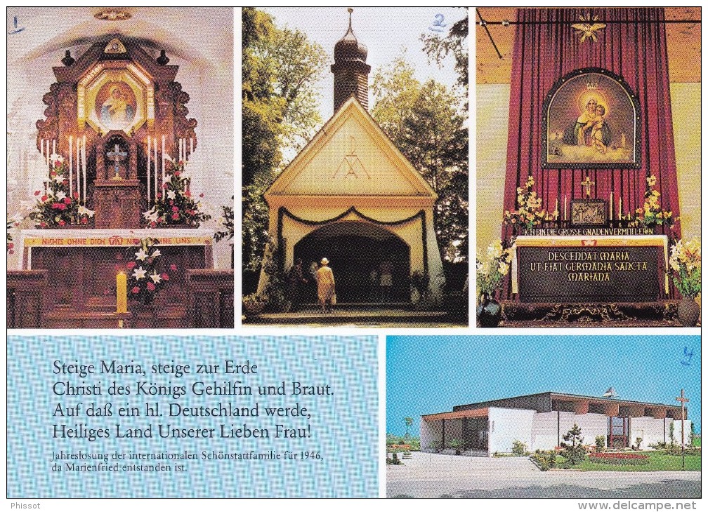 PFAFFENHOFEN : Gebetsstätte Und Schönstattheiligtum MARIENFRIED (Lieu Des Apparitions De La Vierge En 1946) - Pfaffenhofen