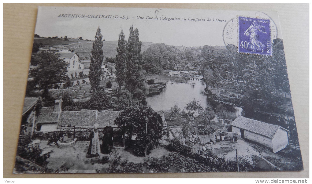 Argenton Chateau - Vue Générale - Un Vue D'argenton Au Confluent De L'ouère - Argenton Chateau