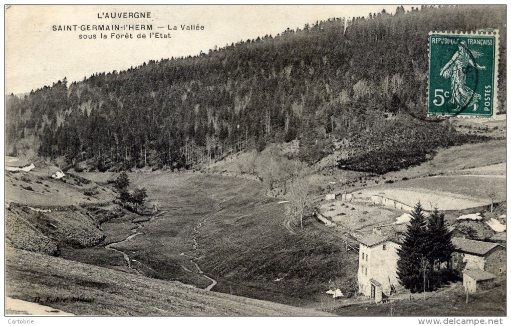 63 - SAINT-GERMAIN-L'HERM - La Vallée Sous La Forêt De L'État - Autres & Non Classés