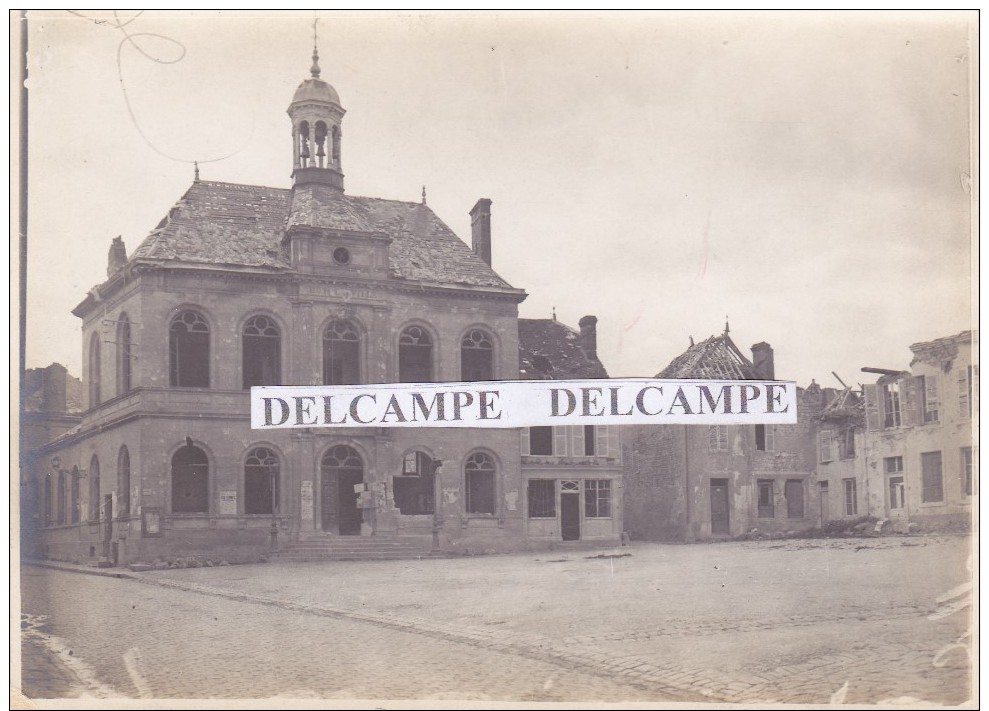 CORMICY - L' Hotel De Ville Pendant La Guerre 14 / 18 ( Marne ) - Lieux