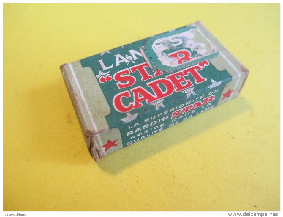 Paquet De 4 Lames De Rasoir/Marque" STAR CADET"/ Made In USA / 5 Lames Vers 1930 - 1950   PARF88 - Razor Blades