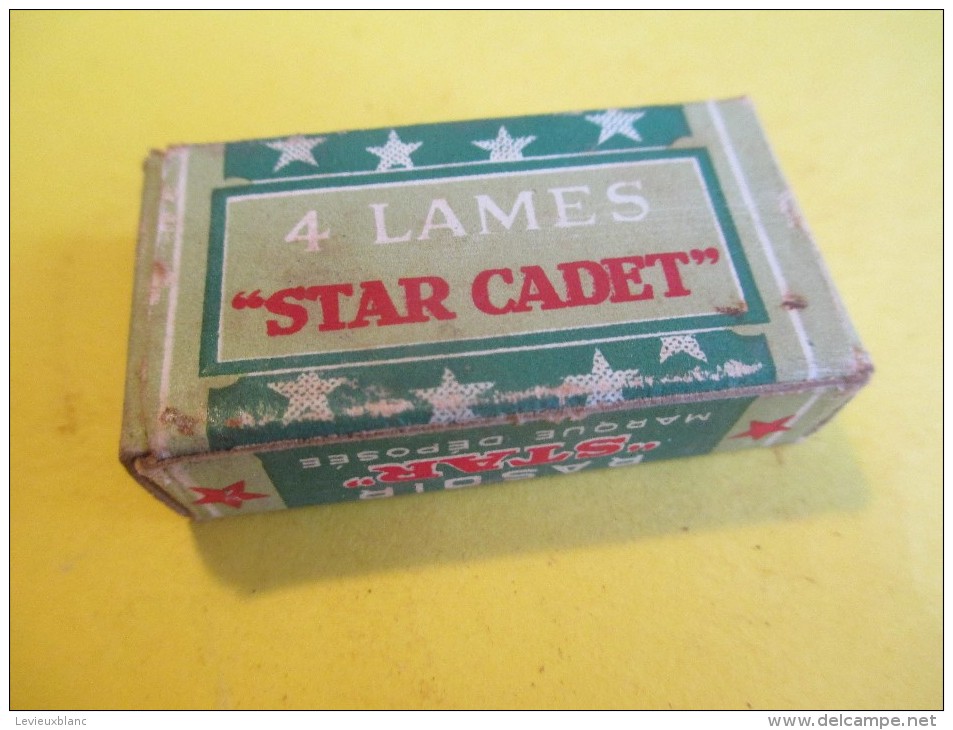 Paquet De 4 Lames De Rasoir/Marque" STAR CADET"/ Made In USA / 5 Lames Vers 1930 - 1950   PARF88 - Scheermesjes