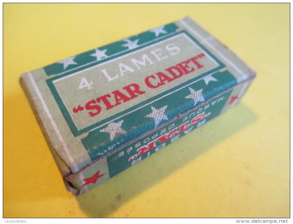 Paquet De 4 Lames De Rasoir/Marque" STAR CADET"/ Made In USA / 5 Lames Vers 1930 - 1950   PARF89 - Lamette Da Barba