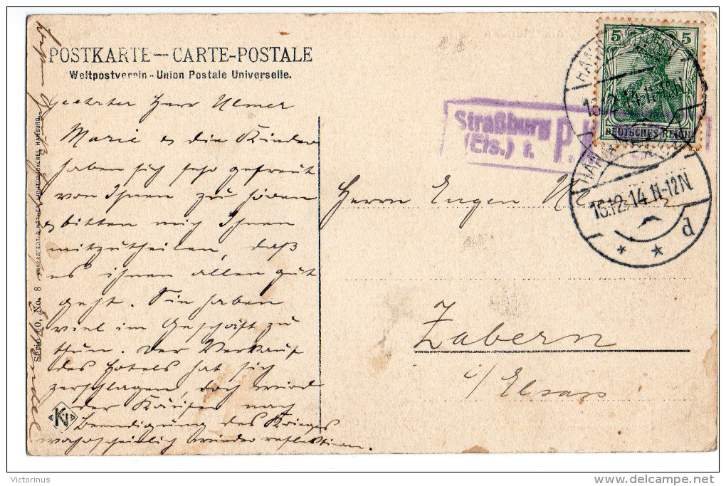 HANN MÜNDEN  -  LANGESTRASSE -  Décembre 1914  -  BELLE ANIMATION - Autres & Non Classés