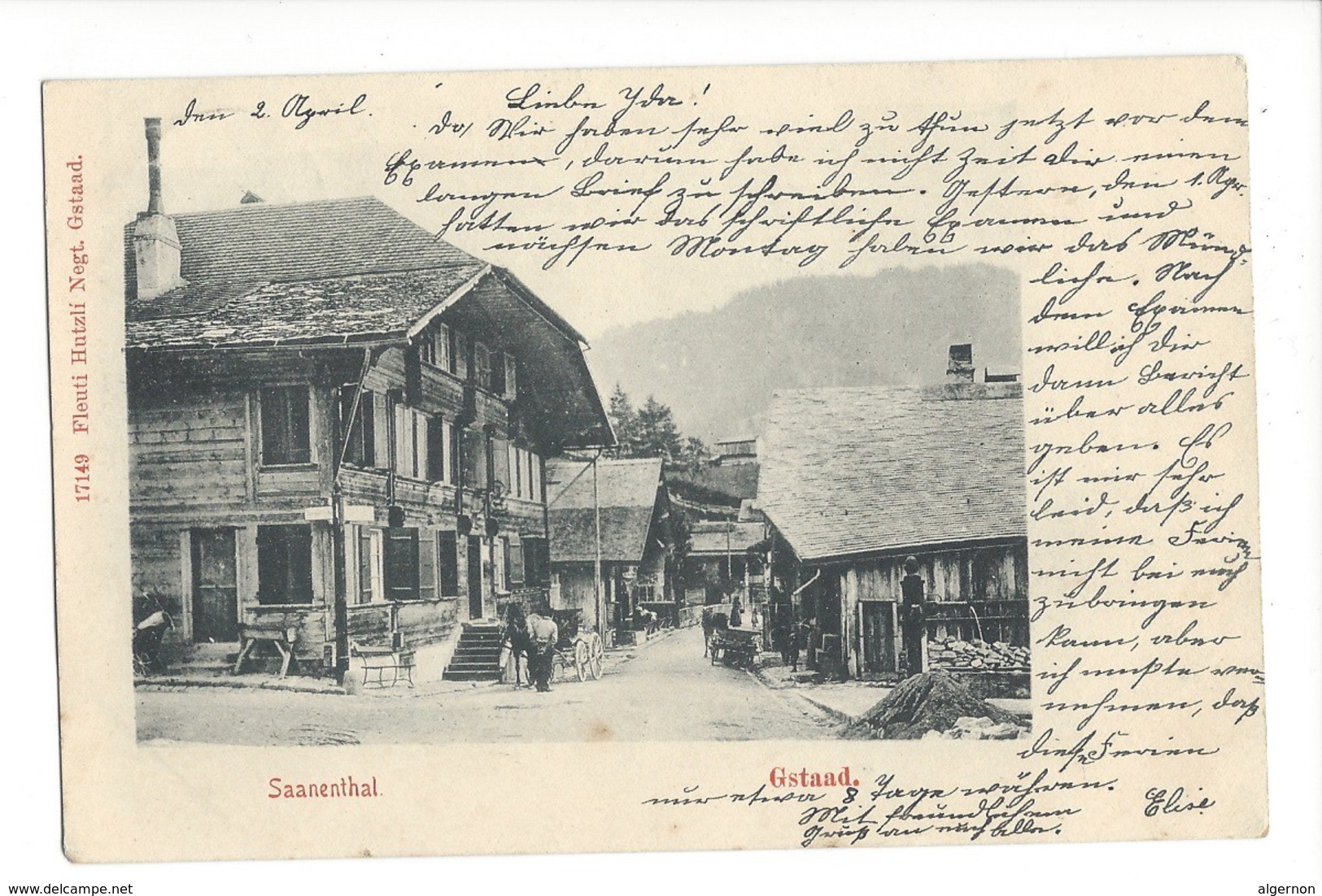 14404 - Saanenthal Gstaad Attelages - Gstaad