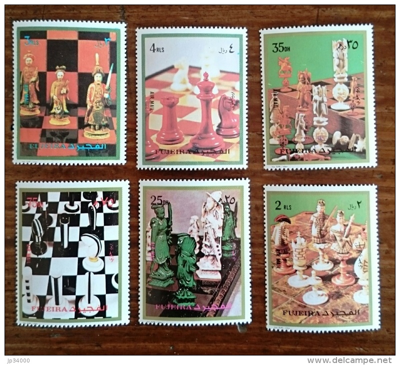 FUJEIRA Echec, Echecs, Chess, Ajedrez. N° MICHEL: 1319/24 Perforate ** MNH - Echecs