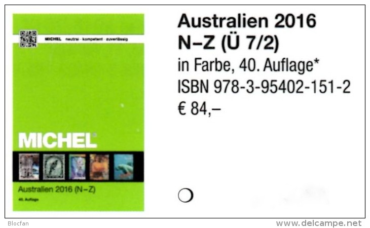 Australien Teil 7/1+2 MICHEL 2016 neu 168€ Australia Cook Falkland Fiji Marshall Niue Norfolk Oceania Palau Tonga Tuvalu