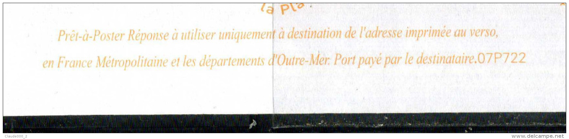 PAP Lamouche " DAMART " Port Payé Par 07P722 NEUF ** - Prêts-à-poster: Réponse /Lamouche