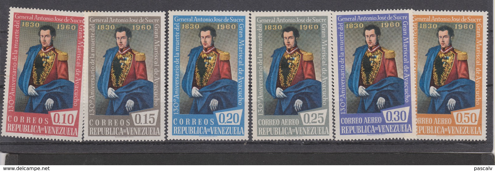 Yvert 631 / 633 + PA 725 / 727 * Neuf Charnière - Venezuela