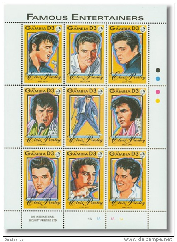 GAMBIA SHEET ELVIS PRESLEY - Elvis Presley