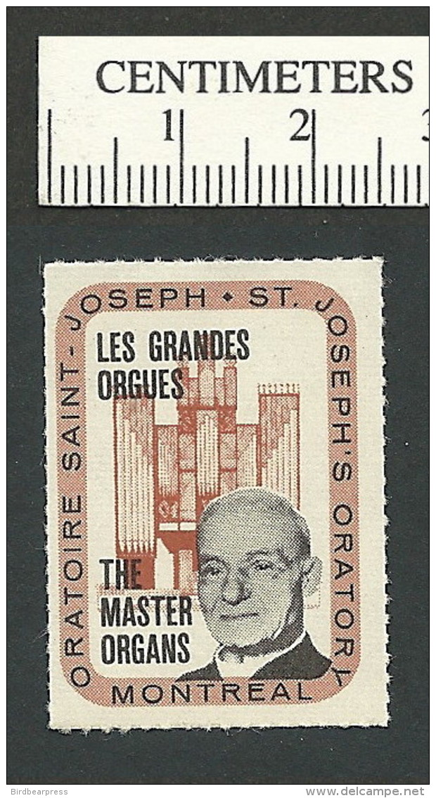 B35-43 CANADA Quebec Montreal Oratoire St Joseph MNH 6 - Viñetas Locales Y Privadas