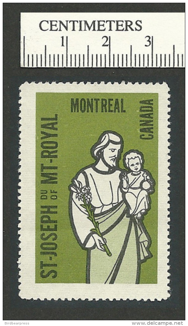 B35-45 CANADA Quebec Montreal Oratoire St Joseph Used 13 - Vignettes Locales Et Privées