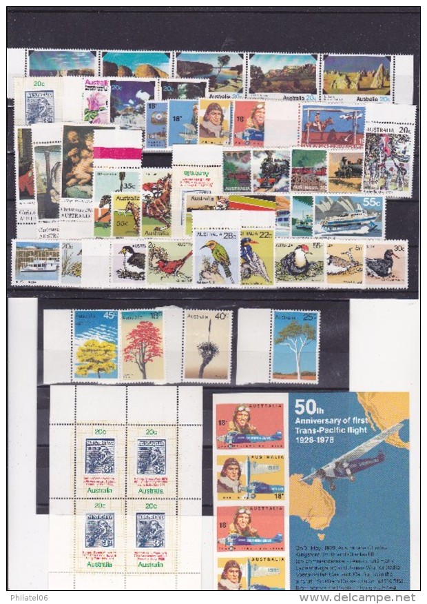 AUSTRALIE  BLOCS ET  SERIES NEUVES LUXE  MNH** - Collections