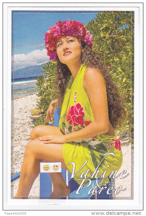 Polynésie Française / Tahiti - Carte Postale Prétimbrée à Poster  / Novembre 2015 - Vahine Pareo 1 - Neufs