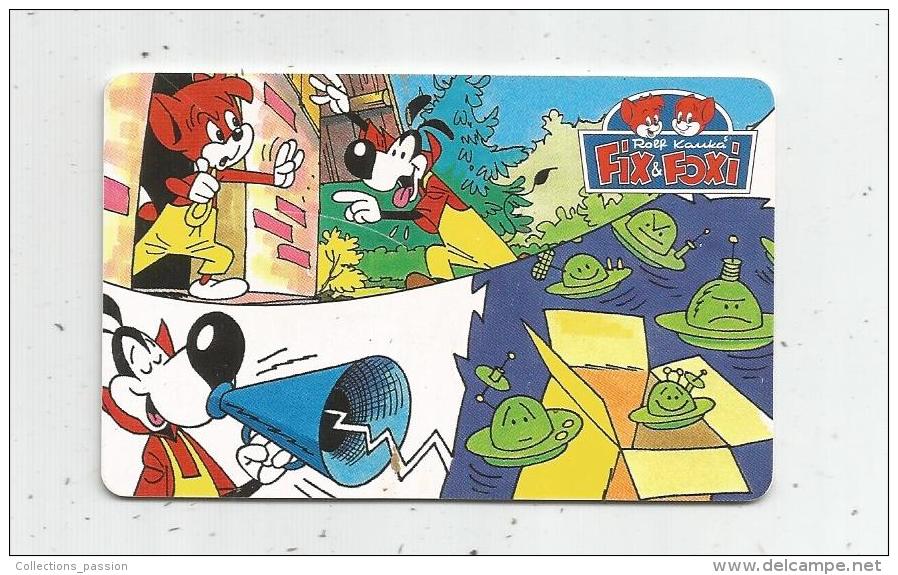 TELEFONKARTE , TELECARTE , Bd , FIX & FOXI , 2 Scans - Stripverhalen