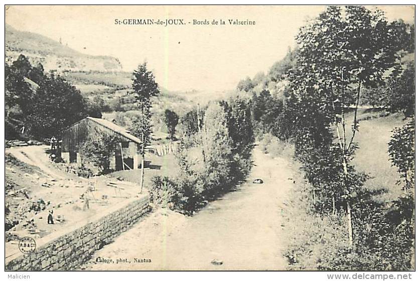 - Ref- L02 - Ain -  Saint Germain De Joux - St Germain De Joux - Bords De La Valserine - Carte Bon Etat - - Non Classés