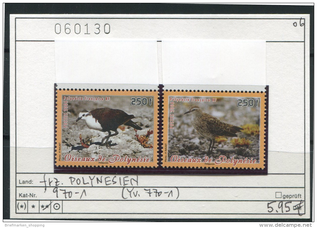 Franz. Polynesien - Polynésie Francaise - Michel 970-971 ** Mnh Neuf Postfris - Vögel - Oiseaux - Birds - Vogels - Neufs