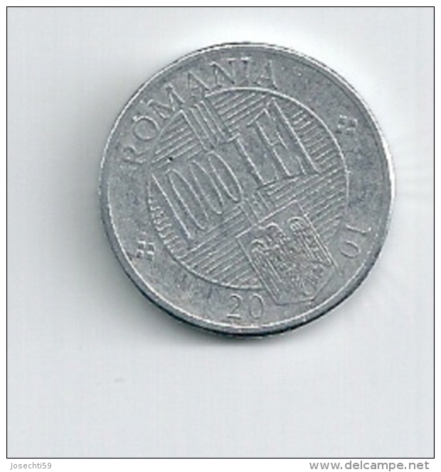 Pièce De 1000 Lei Roumanie 2001 Aluminium TTB Monnaie - Rumania