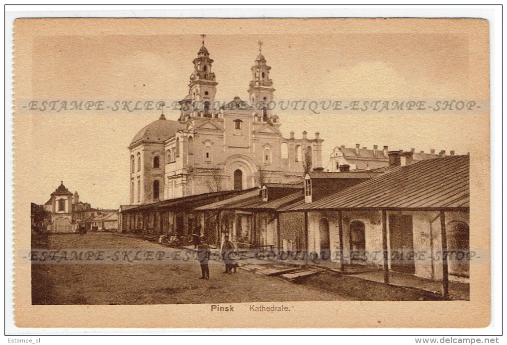 Pinsk  [Belarus] Postcard Kathedrale (216) - Belarus