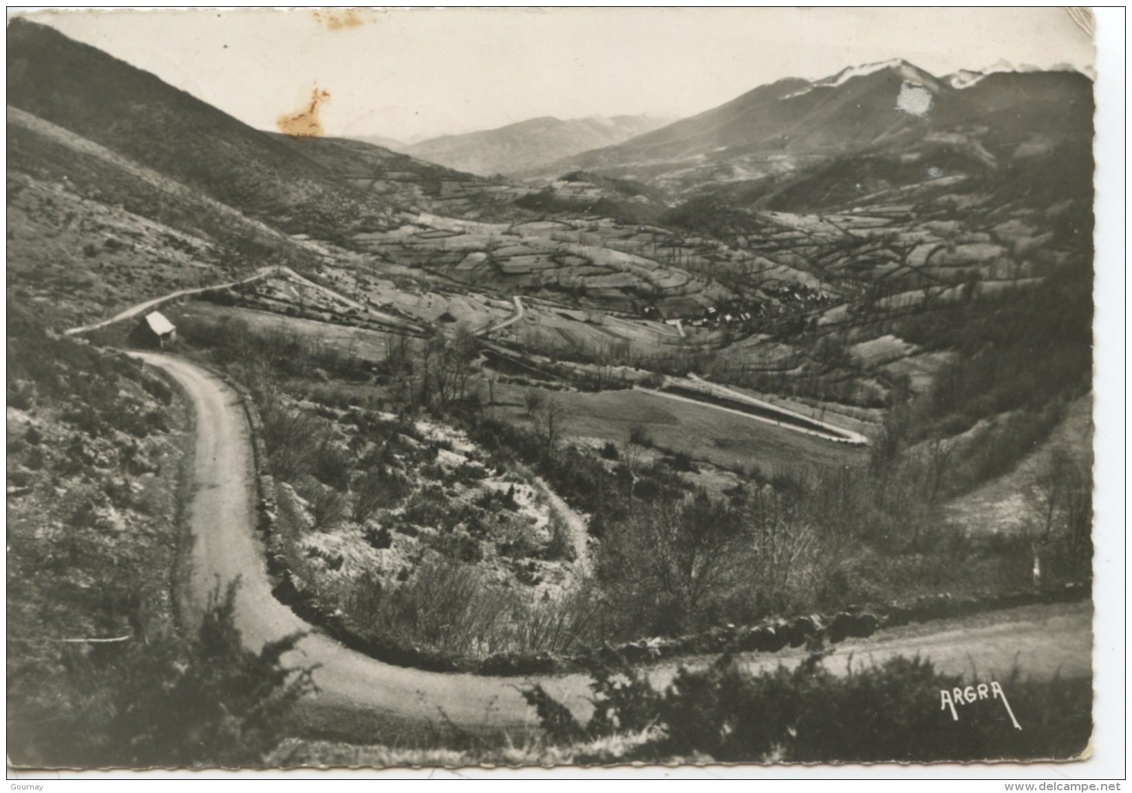 Col De Portet D'Aspet - Vallée De La Bellongue Le Village D'Aspet (n°2074 Argra) - Autres & Non Classés