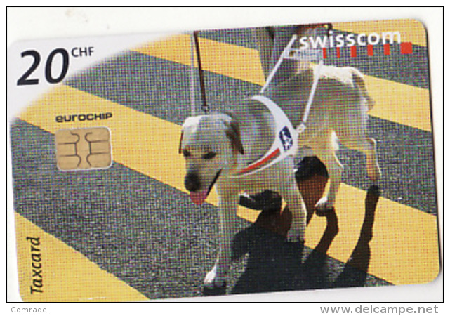 SWITZERLAND - PHONE CARD TAXCARD  Dog - Switzerland